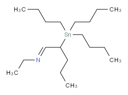 (E)-N-(2-(tributylstannyl)pentylidene)ethanamine