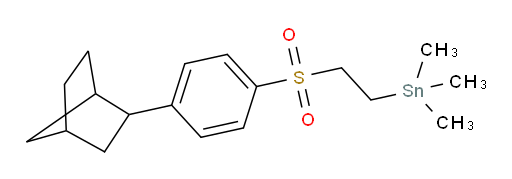 (2-((4-(bicyclo[2.2.1]heptan-2-yl)phenyl)sulfonyl)ethyl)trimethylstannane
