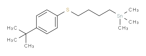 (4-((4-(tert-butyl)phenyl)thio)butyl)trimethylstannane