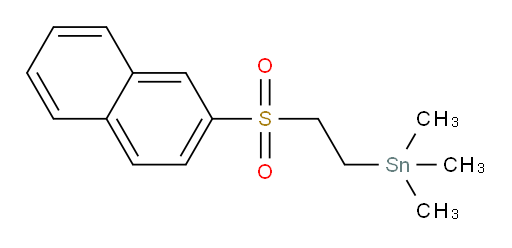 trimethyl(2-(naphthalen-2-ylsulfonyl)ethyl)stannane