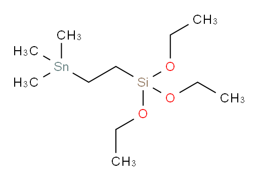 triethoxy(2-(trimethylstannyl)ethyl)silane