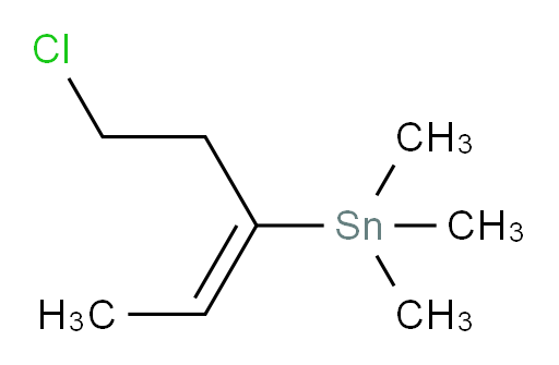 (E)-(5-氯戊-2-烯-3-基)三甲基锡烷