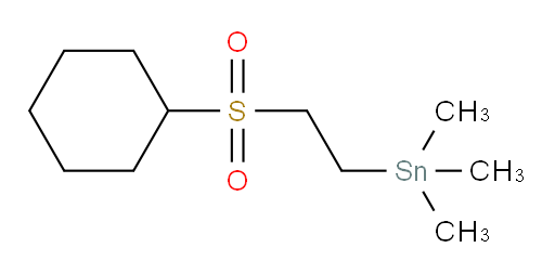 (2-(cyclohexylsulfonyl)ethyl)trimethylstannane