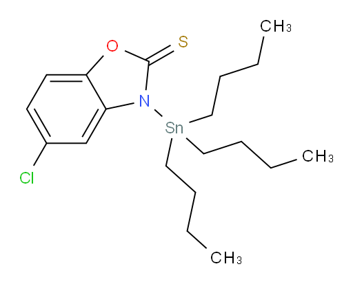 5-chloro-3-(tributylstannyl)benzo[d]oxazole-2(3H)-thione