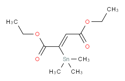 diethyl 2-(trimethylstannyl)fumarate