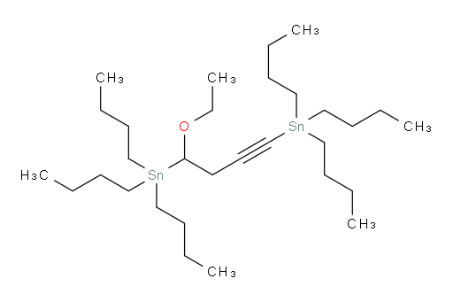 (4-ethoxybut-1-yne-1,4-diyl)bis(tributylstannane)