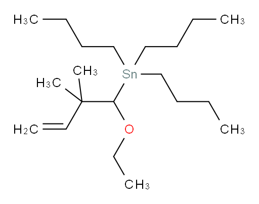 三丁基(1-乙氧基-2,2-二甲基丁-3-烯-1-基)锡烷