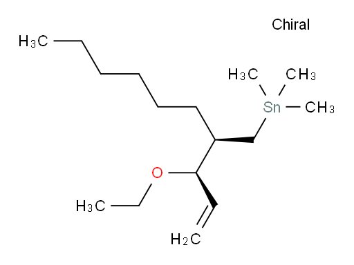 ((R)-2-((R)-1-ethoxyallyl)octyl)trimethylstannane