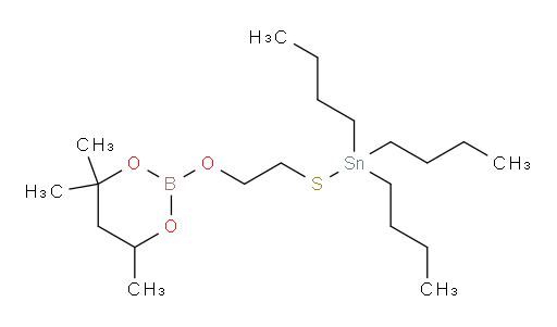 tributyl((2-((4,4,6-trimethyl-1,3,2-dioxaborinan-2-yl)oxy)ethyl)thio)stannane