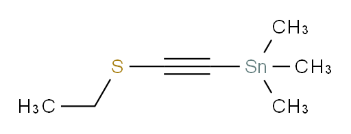 ((ethylthio)ethynyl)trimethylstannane