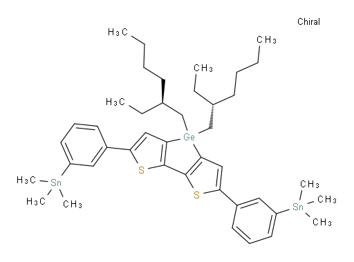 4-((R)-2-ethylhexyl)-4-((S)-2-ethylhexyl)-2,6-bis(3-(trimethylstannyl)phenyl)-4H-germolo[3,2-b:4,5-b']dithiophene