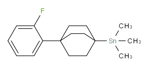 (4-(2-fluorophenyl)bicyclo[2.2.2]octan-1-yl)trimethylstannane