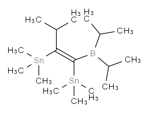 (Z)-(1-(diisopropylboryl)-3-methylbut-1-ene-1,2-diyl)bis(trimethylstannane)