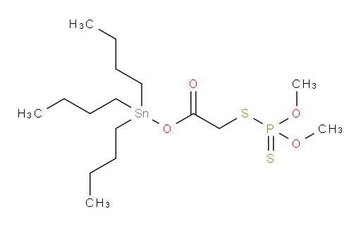 tributylstannyl 2-((dimethoxyphosphorothioyl)thio)acetate
