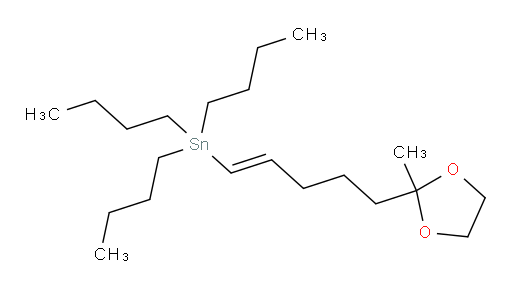 (E)-tributyl(5-(2-methyl-1,3-dioxolan-2-yl)pent-1-en-1-yl)stannane