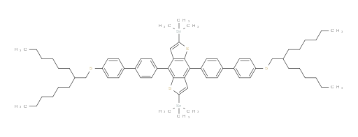(4,8-bis(4'-((2-hexyloctyl)thio)-[1,1'-biphenyl]-4-yl)benzo[1,2-b:4,5-b']dithiophene-2,6-diyl)bis(trimethylstannane)