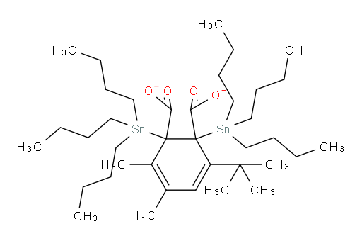 6-(叔丁基)-3,4-二甲基-1,2-双(三丁基锡基)环己-3,5-二烯-1,2-二甲酸酯