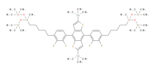 3,3'-(((2,6-bis(trimethylstannyl)benzo[1,2-b:4,5-b']dithiophene-4,8-diyl)bis(2,3-difluoro-4,1-phenylene))bis(pentane-5,1-diyl))bis(1,1,1,3,5,5,5-heptamethyltrisiloxane)