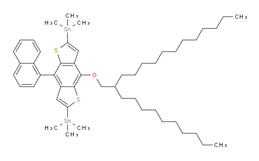 (4-((2-decyltetradecyl)oxy)-8-(naphthalen-1-yl)benzo[1,2-b:4,5-b']dithiophene-2,6-diyl)bis(trimethylstannane)