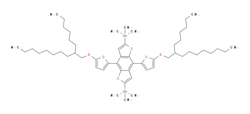 (4,8-bis(5-((2-hexyldecyl)oxy)thiophen-2-yl)benzo[1,2-b:4,5-b']dithiophene-2,6-diyl)bis(trimethylstannane)