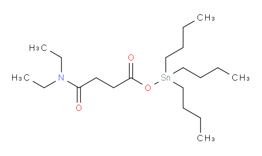 三丁基锡基 4-(二乙氨基)-4-氧代丁酸酯