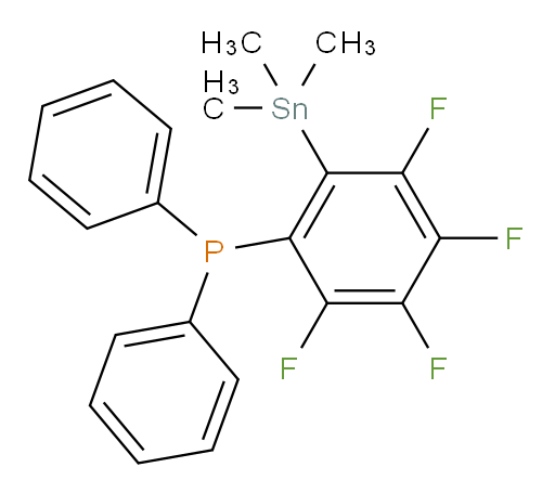 diphenyl(2,3,4,5-tetrafluoro-6-(trimethylstannyl)phenyl)phosphine