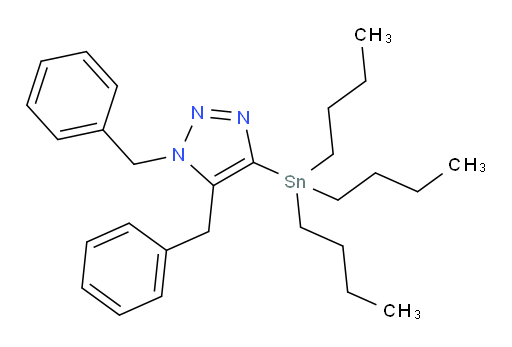 1,5-dibenzyl-4-(tributylstannyl)-1H-1,2,3-triazole