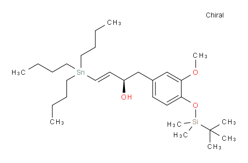 (R,E)-1-(4-((tert-butyldimethylsilyl)oxy)-3-methoxyphenyl)-4-(tributylstannyl)but-3-en-2-ol