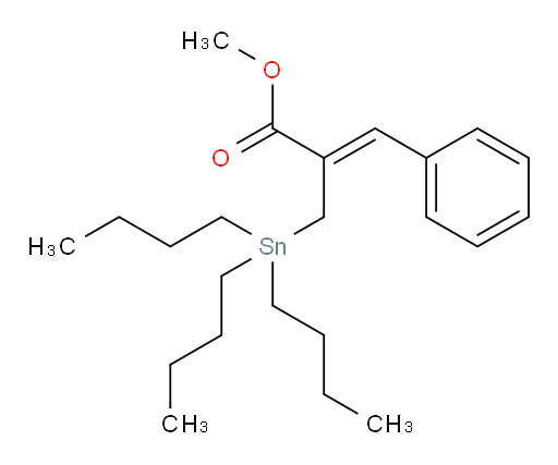 (Z)-methyl 3-phenyl-2-((tributylstannyl)methyl)acrylate