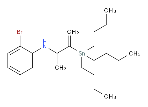 2-溴-N-(3-(三丁基锡基)丁-3-烯-2-基)苯胺