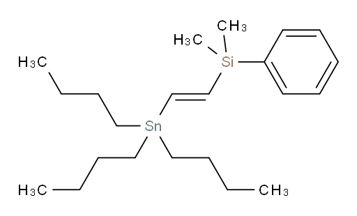 (E)-dimethyl(phenyl)(2-(tributylstannyl)vinyl)silane