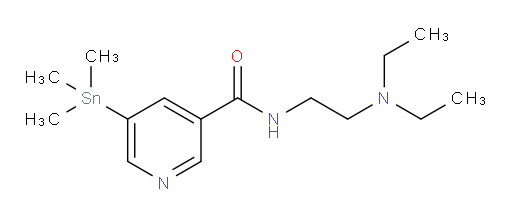 N-(2-(diethylamino)ethyl)-5-(trimethylstannyl)nicotinamide