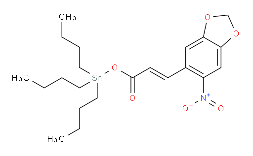 (E)-tributylstannyl 3-(6-nitrobenzo[d][1,3]dioxol-5-yl)acrylate