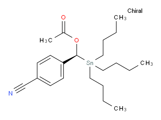 (S)-(4-cyanophenyl)(tributylstannyl)methyl acetate