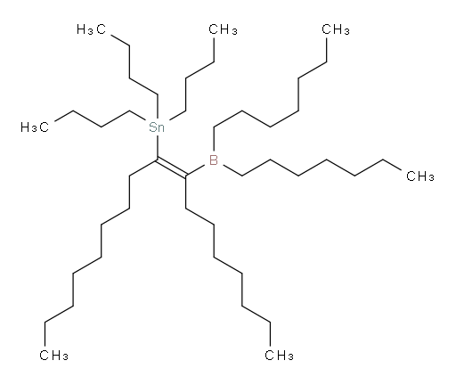 (E)-三丁基(8-(二庚基boryl)十七烷-8-烯-9-基)锡烷