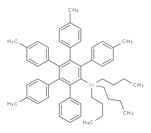 tributyl(4,4''-dimethyl-4'-phenyl-5',6'-di-p-tolyl-[1,1':2',1''-terphenyl]-3'-yl)stannane