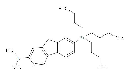 N,N-dimethyl-7-(tributylstannyl)-9H-fluoren-2-amine