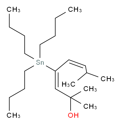 (3E,5Z)-2,7-dimethyl-4-(tributylstannyl)octa-3,5-dien-2-ol