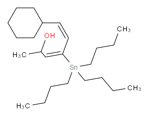 (3E,5Z)-6-cyclohexyl-4-(tributylstannyl)hexa-3,5-dien-2-ol