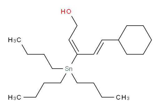 (2E,4E)-5-cyclohexyl-3-(tributylstannyl)penta-2,4-dien-1-ol