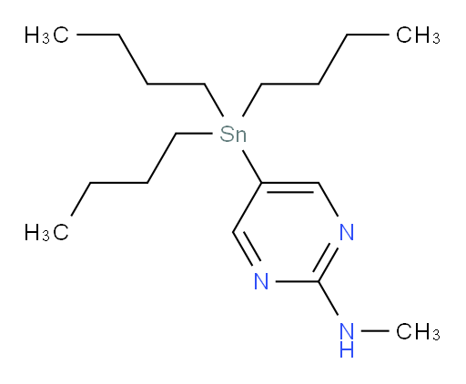 N-methyl-5-(tributylstannyl)pyrimidin-2-amine