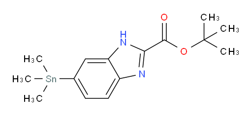 tert-butyl 6-(trimethylstannyl)-1H-benzo[d]imidazole-2-carboxylate