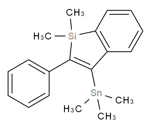1,1-dimethyl-2-phenyl-3-(trimethylstannyl)-1H-benzo[b]silole