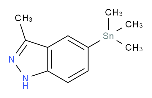 3-methyl-5-(trimethylstannyl)-1H-indazole
