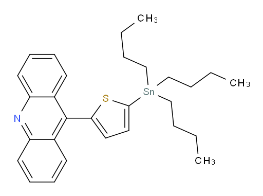 9-(5-(tributylstannyl)thiophen-2-yl)acridine