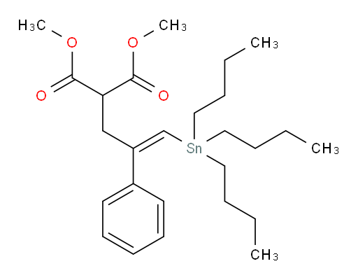 (Z)-二甲基 2-(2-苯基-3-(三丁基锡基)烯丙基)丙二酸酯