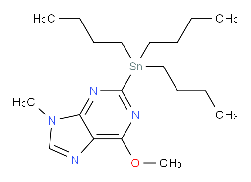 6-methoxy-9-methyl-2-(tributylstannyl)-9H-purine