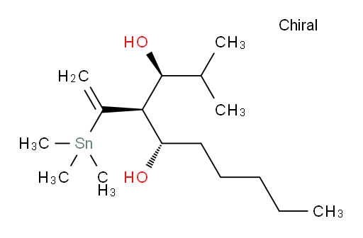 (3S,4R,5S)-2-methyl-4-(1-(trimethylstannyl)vinyl)decane-3,5-diol