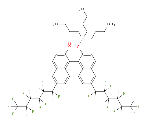 (R)-6,6'-bis(perfluorohexyl)-2'-((tributylstannyl)oxy)-[1,1'-binaphthalen]-2-ol
