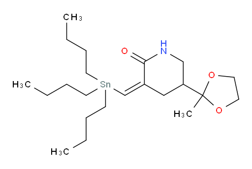 (Z)-5-(2-甲基-1,3-二氧杂环戊烷-2-基)-3-((三丁基锡基)亚甲基)哌啶-2-酮